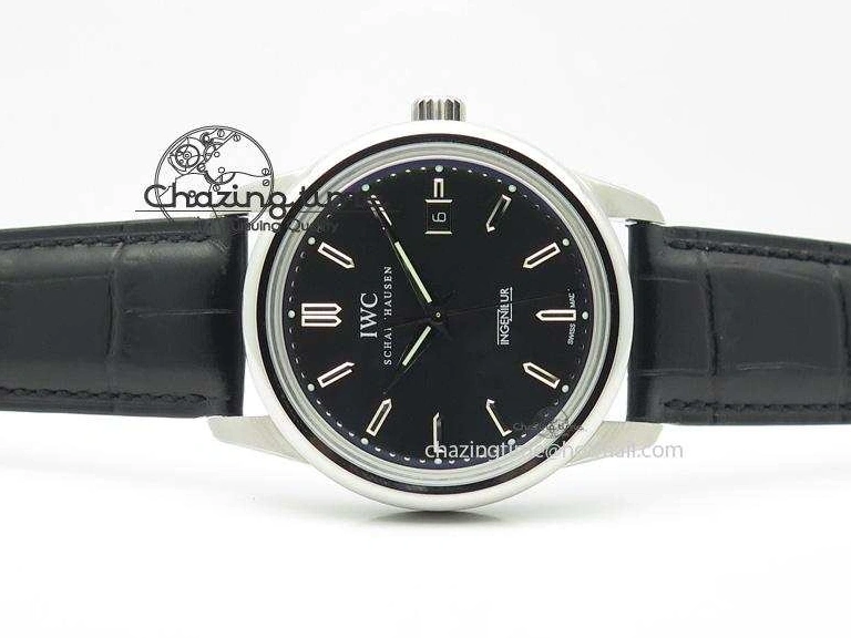 MIROTIME 0507 Ingeniuer St.Laurens SS Black Dial MKF 1:1 V2 Best Edition On Black Leather Strap A Functional 7351